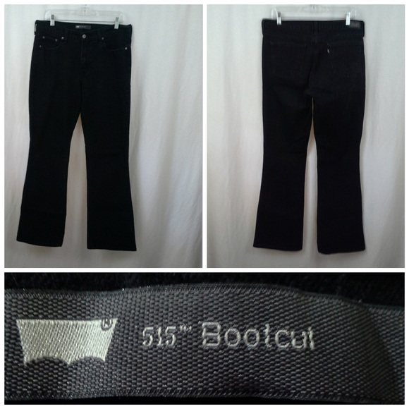 Levi's Denim - Levis 515 jeans Size 12L Stretch Black Boot cut